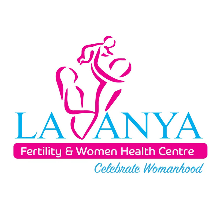 Lavanya Fertility and Women Health Centre logo representing fertility care and women wellness services in Tirupati, digitally promoted by Nivi Digital World