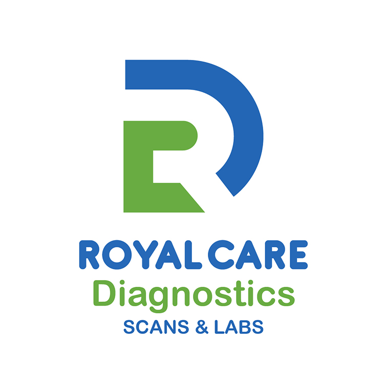 Royal Care Diagnostics logo representing advanced lab tests, scans, and diagnostic services, promoted by Nivi Digital World Digital Marketing Agency