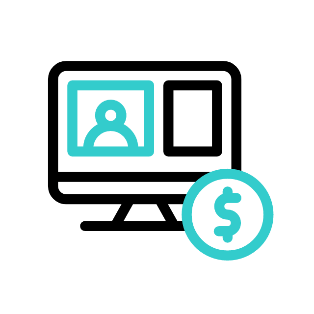 Digital channel monetization and online earning icon by Nivi Digital World Chennai