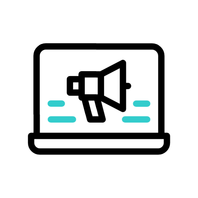 Online advertising and digital promotion icon by Nivi Digital World Chennai