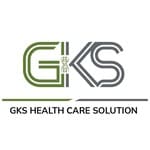GKS Health Care Solution logo representing advanced healthcare, medical services, and diagnostic support with DNA symbol, promoted by Nivi Digital World