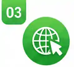 Social Media Marketing Services icon representing increased website traffic and online growth.