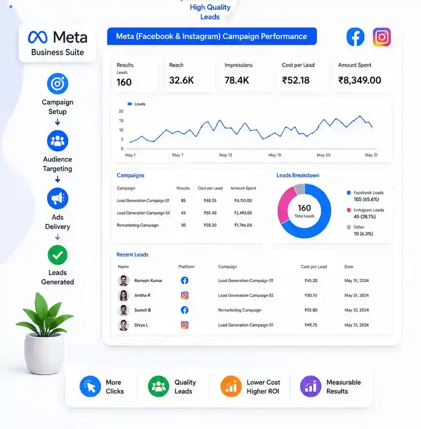 Meta Ads Campaign Performance for Quality Lead Generation