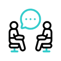 Free consultation icon for digital marketing agency services